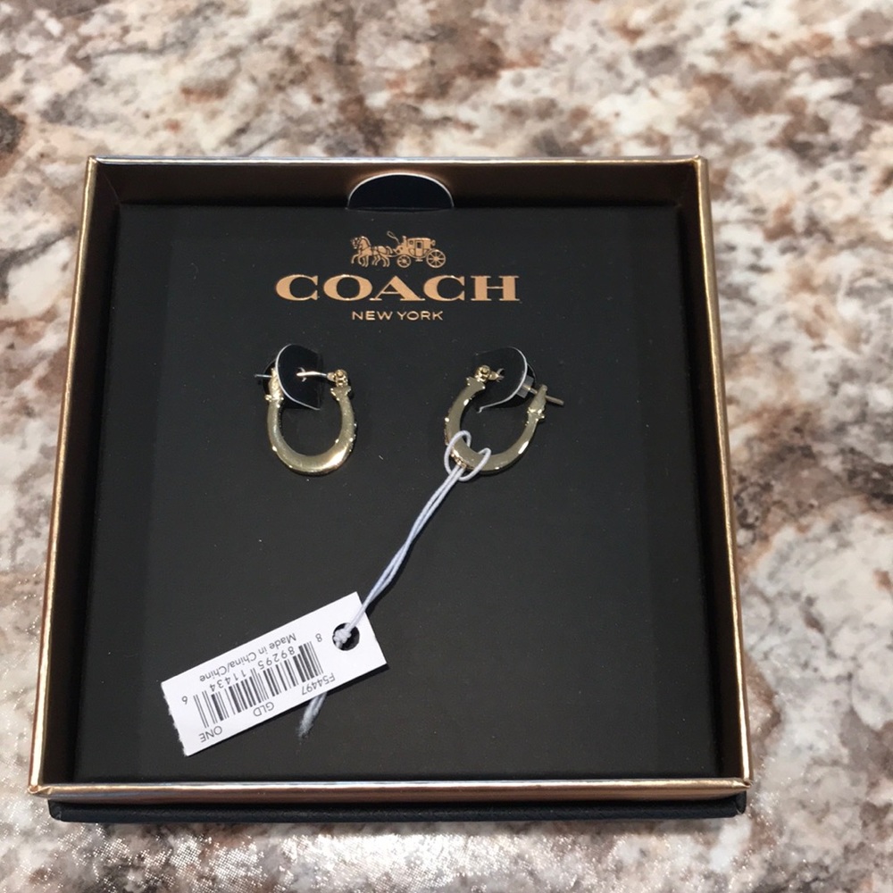 Brand new in box Coach Earrings